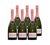 Champagne Brut Rosé - Bollinger - Lot de 6x75 pages Chardonnay, Pinot Meunier