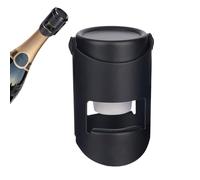 Champagne Cork Stopper, Stainless Steel Pourer Top, 2.17x1.5 Inches Reusable Seal with Sturdy Build, Strong Liquor Accessory, Modern Bar Tool with Design, Wine Cork Stopper for Beer and Whiskey Use