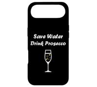 Champagne Funny Drink Prosecco Save Water Drink Prosecco Coque pour iPhone Air