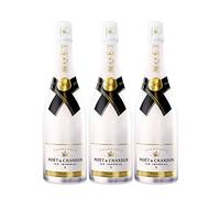 Champagne Ice Impérial Blanc - Moët & Chandon - Cépages Pinot Meunier, Pinot Noir, Chardonnay - Lot de 3x75cl