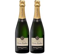 Champagne Nicolas Feuillatte Grande Reserve Brut 75cl (Lot de 2)