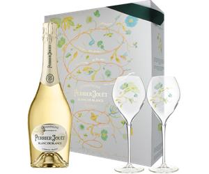 Champagne Perrier Jouët - Blanc de Blancs - Coffret 2 Flûtes