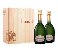 Champagne R de Ruinart Brut - Coffret Duo