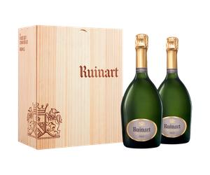 Champagne R de Ruinart Brut - Coffret Duo