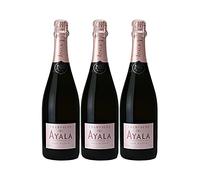 Champagne Rosé Majeur Brut Rosé - Maison Ayala - Lot de 3x75cl - Cépages Chardonnay, Pinot Noir - 16/20 Bettane Desseauve