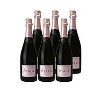Champagne Rosé Majeur Brut Rosé - Maison Ayala - Lot de 6x75cl - Cépages Chardonnay, Pinot Noir - 16/20 Bettane Desseauve
