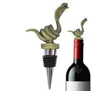 Champagne Stoppers - Treuil de vin pour la tête de serpent animal | fermeture de bouteilles de vin créatif, bouchon de fuite réutilisable, pour vins amusants pour Thanksgiving,