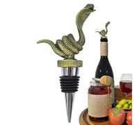 Champagne Stoppers - Wine Sparkling Bottle Closure - Champagne Cork | Animal Wines Champagnes Snake Head Wine Stopper | Wines Accessories, Funny Stopper For Thanksgiving, Christmas