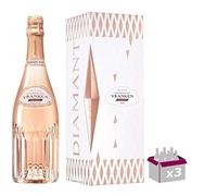 Champagne Vranken - Diamant Rosé - Sous coffret cadeau 3 * 75cl