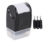 Champe-tampon à rouleaux de protection d'identité CheoTIME, Tampon à rouleau à encre ID AB compact avec l'encre rechargeable pour l'adresse du compte ID de document