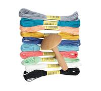 Champignon à buses - Bois de polyester - Outil classique en bois d'œuf - Aide à la réparation des fils de fil - Fil damné pour offrir des chaussettes, des projets de tricot et de vêtements faits à la