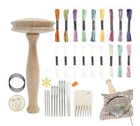 Champignon à repriser en bois - Daicheur à champignons en bois lisse | Aiguilles à coudre pratiques | Idéal pour la à la main, la réparation de chaussettes, la réparation visible et les