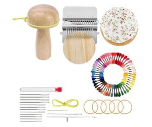 Champignon de bourrage - Outil de bourrage portable, accessoires de réparation rapide, ensemble d'artisanat compact | Réparer des chaussettes, réparer des vêtements, apprendre à tricoter, pratiquer la