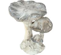 Champignon Déco Vintage Look Fonte de pierre Sculpture de jardin Hingucker