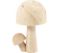champignon en bois 8,5 cm bois de pin