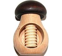 Champignon en bois pour noix | Casse-noix en bois | Champignon manuel pour casser les noix | Casse-noix en bois