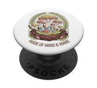 Champignon Féerique Made of Moss and Magic Forêt PopSockets PopGrip Adhésif