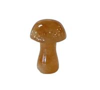 Champignon Hématoide Quartz Pierre Figurine Pierre Minéraux Minéraux MUSH7