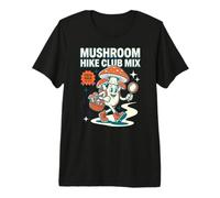 Champignon Hike Club Mix Retro Foraging Field Walk Funny T-Shirt Haut de Gamme