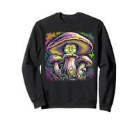 Champignon psychédélique Trippy Art Vision Nature Vibe Sweatshirt