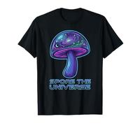 Champignon Spore The Universe Céleste Hommes Femmes Rave T-Shirt