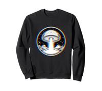 Champignon Trippy Space Illusion Optique Rave EDM Festival Sweatshirt
