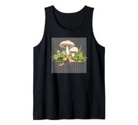 Champignon Watercolor Robin Redreast Botanical Woodland Débardeur