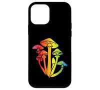 Champignons Arc-en-Ciel Mignon Mycologie Coloré Cultiver des Champignons Coque pour iPhone 12 Mini