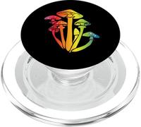 Champignons Arc-en-Ciel Mignon Mycologie Coloré Cultiver des Champignons PopSockets PopGrip pour MagSafe