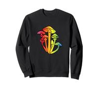 Champignons Arc-en-Ciel Mignon Mycologie Coloré Cultiver des Champignons Sweatshirt