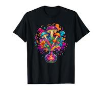 Champignons colorés - Explosion de Fleurs T-Shirt