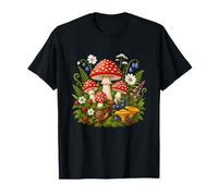 Champignons de la forêt Champignons Rouges Champignons des Bois T-Shirt