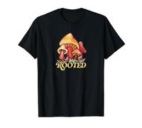 Champignons d'illustration de Champignons enracinés T-Shirt Graphique avec Valeur