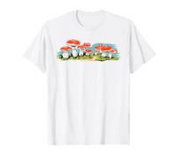 Champignons Red Cap Champignons Woodland Cottagecore Fairycore T-Shirt