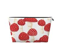 Champignons Rouges agaric Mouche, Trousse de Toilette Trousse de Maquillage Sac à cosmétiques Trousse de Toilette de Voyage Portable