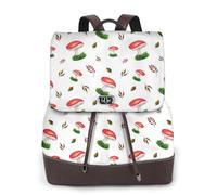 Champignons rouges d'automne,Sac à dos imperméable pour femme, sac à dos de voyage léger en cuir PU tendance