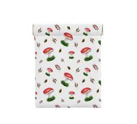 Champignons Rouges d'automne, Sac de Rangement pour Femmes, Portefeuille supérieur à Presser, Petit Porte-Monnaie, Pochette de Changement