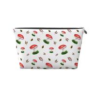 Champignons Rouges d'automne, Trousse de Toilette Trousse de Maquillage Sac à cosmétiques Trousse de Toilette de Voyage Portable