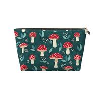 Champignons Rouges, Trousse de Maquillage Trousse à cosmétiques Trousse de Toilette de Voyage Portable Pochette de Toilette