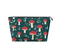 Champignons Rouges, Trousse de Toilette Trousse de Maquillage Sac à cosmétiques Trousse de Toilette de Voyage Portable