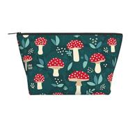 Champignons Rouges, Trousse de Toilette Trousse de Maquillage Sac à cosmétiques Trousse de Toilette de Voyage Portable