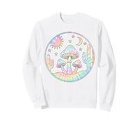 Champignons Tie Dye Mystical Desert Vintage Festival Sweatshirt