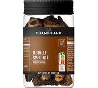 CHAMPILAND - Morille spéciale Séchée - Champignons Sauvages Sélectionnés - Triés à la Main dans le Sud-Ouest de la France - Saveur Exceptionnelle - Riche en Protéines - Pot de 30 g