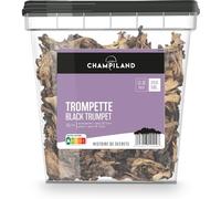 CHAMPILAND - Trompette de la Mort Séchée - Champignons Sylvestres Sélectionnés - Saveur Exceptionnelle - Riche en Protéines - Pot de 500 g