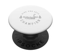 Champion à Cache-Cache des Monstres du Loch Ness PopSockets PopGrip Adhésif