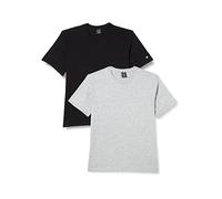 Champion American Classics C-Logo 2Pack S-S T-shirt Homme Gris chiné/noir. Small