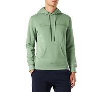 Champion American Classics Fall Fleece Big Logo Sweatshirt Capuche, Vert Pastel, S Homme