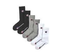 Champion Authentic Athletic Apparel Chaussettes bleu / gris chiné / noir / blanc, Taille 27-30,5