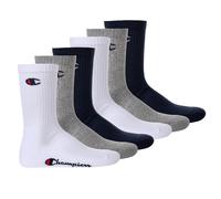 Champion Authentic Athletic Apparel Chaussettes de sport bleu / gris / rouge / blanc, Taille 43-46