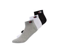 Champion Authentic Athletic Apparel Chaussettes gris chiné / noir / blanc, Taille 35-38